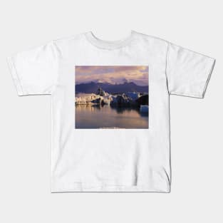 Icebergs (Vivid) Kids T-Shirt